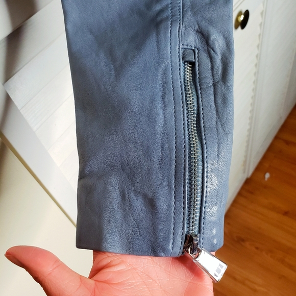 Ralph Lauren 100% Lamb Leather Moto Jacket NWT - Picture 10 of 16